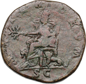 reverse: Julia Domna (died 217 AD).. AE Sestertius, struck under Septimius Severus, 196-211 AD
