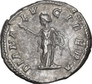 reverse: Julia Domna (died 217 AD).. AR Denarius, struck under Caracalla, 211-217 AD
