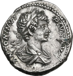 obverse: Caracalla (198-217).. AR Denarius, 201 AD