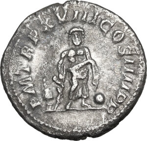 reverse: Caracalla (198-217).. AR Denarius, 215 AD