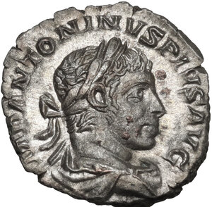 obverse: Elagabalus (218-222).. AR Antoninianus, 220-221