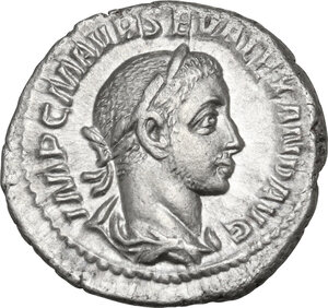 obverse: Severus Alexander (222-235).. AR Denarius, 226 AD