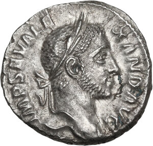 obverse: Severus Alexander (222-235).. AR Denarius, 230 AD