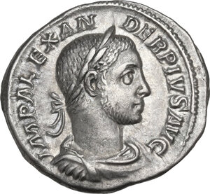 obverse: Severus Alexander (222-235).. AR Denarius, 232 AD