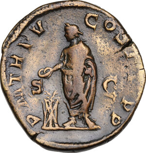 reverse: Severus Alexander (222-235).. AE Sestertius, 226 AD