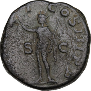 reverse: Severus Alexander (222-235 AD). AE Sestertius, 232 AD