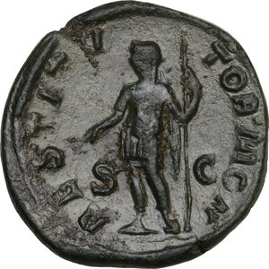 reverse: Severus Alexander (222-235).. AE Dupondius. Special emission, 228 AD