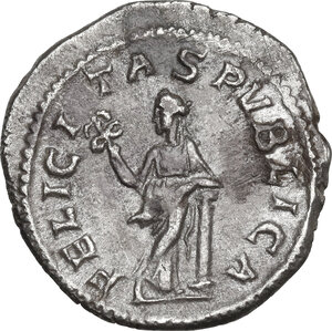 reverse: Julia Mamaea, mother of Severus Alexander (died 235 AD).. AR Denarius, 228 AD