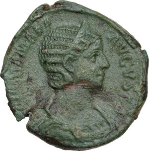 obverse: Julia Mamaea, mother of Severus Alexander (died 235 AD).. AE Sestertius, Rome mint