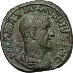 obverse: Maximinus I (225-238).. AE Sestertius, 235-236 AD