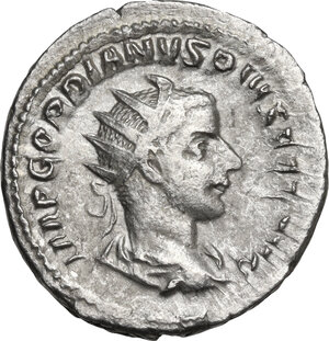obverse: Gordian III (238-244).. AR Antoninianus, 243 AD