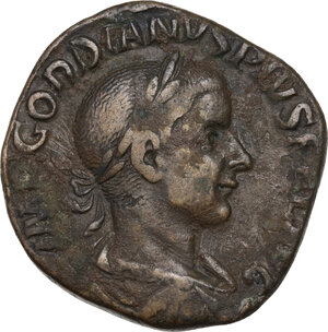 obverse: Gordian III (238-244). AE Sestertius, 239 AD
