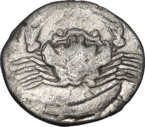 reverse: Akragas. AR Hemidrachm, 410-406 BC