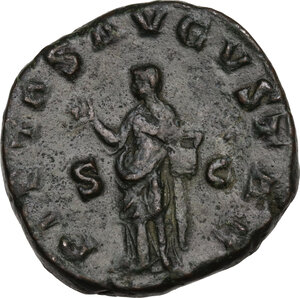 reverse: Otacilia Severa, wife of Philip I (244-249).. AE Sestertius