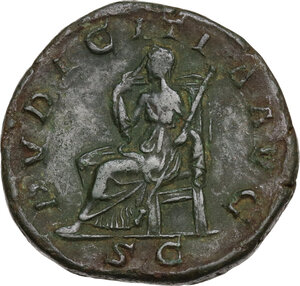 reverse: Otacilia Severa, wife of Philip I (244-249).. AE Sestertius, 245 AD