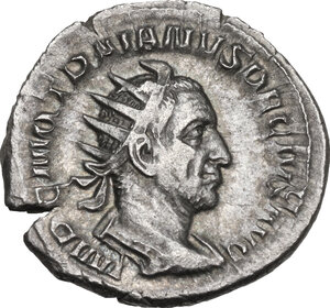 obverse: Trajan Decius (249-251).. AR Antoninianus, 250 AD