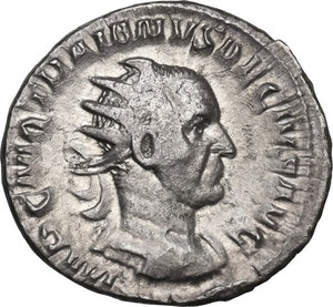 obverse: Trajan Decius (249-251).. AR Antoninianus, 249-250