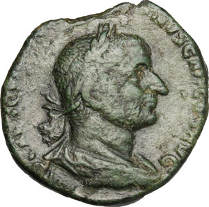obverse: Trebonianus Gallus (251-253).. AE Sestertius, 251-253 AD