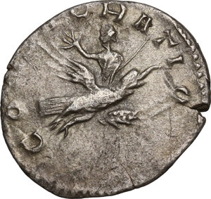 reverse: Divus Valerian II (died 258 AD).. AR Antoninianus, c. 258-259 AD. Colonia Agrippensis (Cologne) mint