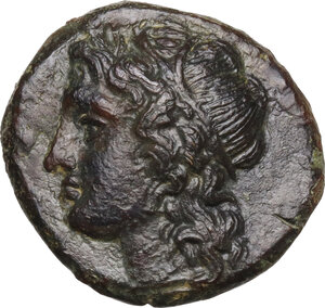 obverse: Akragas.  Phintias, Tyrant (287-279 BC).. AE 21 mm, c. 282-279 BC