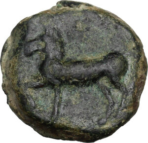 reverse: Eryx. AE Onkia, 400-340 BC