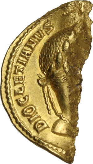 obverse: Diocletian (284-305).. AV Aureus, Cyzicus or Antioch mint, 287-290