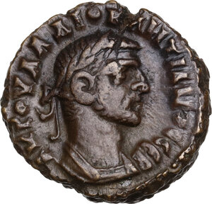 obverse: Diocletian (284-305).. BI Tetradrachm. Dated RY 1 (284/5). Alexandria mint (Egypt)