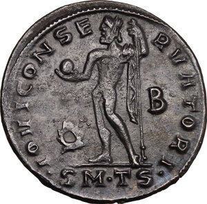 reverse: Maximinus II Daia (308-313).. AE Follis, Thessalonica mint, 312 AD