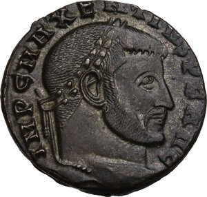 obverse: Maxentius (306-312).. AE Follis, 308-310. Rome mint