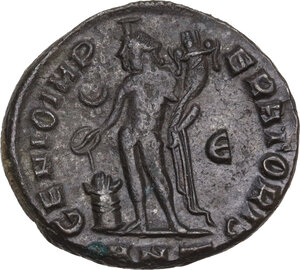 reverse: Licinius I (308-324).. AE Follis, 310-311. Antioch mint