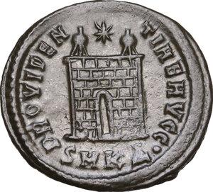 reverse: Constantine I (307-337).. AE Follis, 325-326. Cyzicus mint