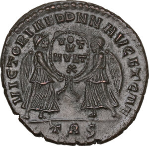 reverse: Decentius (351-353).. AE Follis, Trier mint