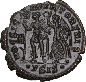 reverse: Vetranio (350 AD).. AE Maiorina, Siscia mint