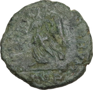 reverse: Eugenius (392-394).. AE 12 mm, 393-394