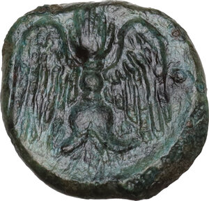 reverse: Katane. AE 12 mm, 405-402 BC