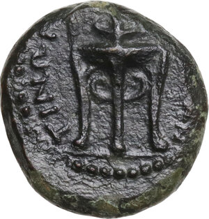 reverse: Morgantina. AE Hexas, c. 339/8-317 BC