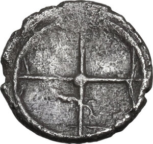 reverse: Syracuse.  Deynomenid Tyranny (485-466 BC).. AR Litra, 470-460 BC