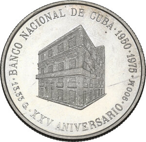 reverse: Cuba. AR 5 Pesos 1975. 