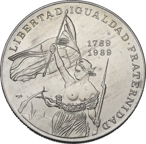 reverse: Cuba. AR 10 Pesos 1989. 