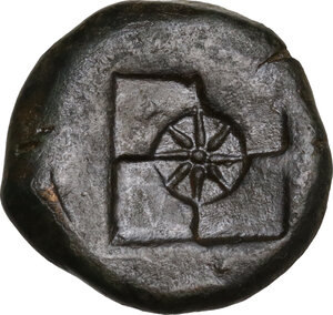 reverse: Syracuse.  Second Democracy (466-405 BC).. AE Hemilitron, c. 405-375 BC