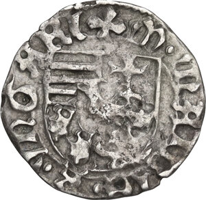 obverse: Hungary.  Matthias Corvinus (1458-1490).. AR Denar, Kremnitz mint, undated