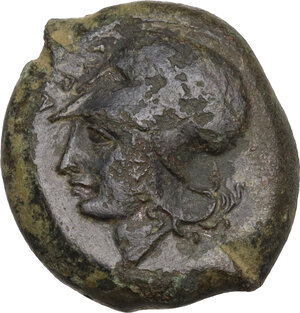 obverse: Syracuse.  Dionysios I to Dionysios II.. AE Litra, c. 375-344 BC