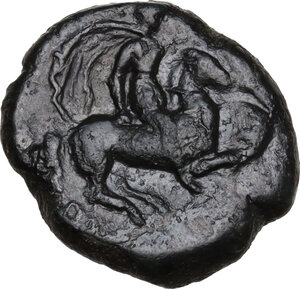 reverse: Syracuse.  Agathokles  (317-289 BC).. AE Hemilitron, c. 305-295 BC