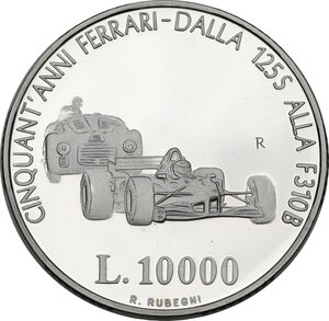 reverse: San Marino. AR 10.000 Lire 1998. 
