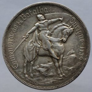 reverse: Portogallo. Repubblica. 10 Escudos 1928. Ag. 