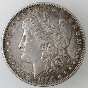 obverse: USA. Dollaro Morgan 1884 Philadelphia. Ag. 