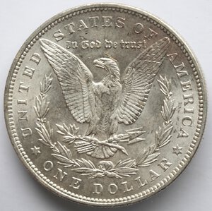 reverse: USA. Dollaro Morgan 1896 Philadelphia. Ag. 
