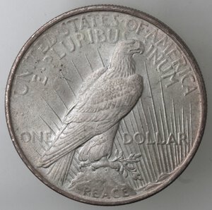 reverse: USA. Dollaro Peace 1924 Philadelphia. Ag. 