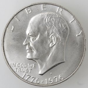 obverse: USA. Dollaro Eisenhower 1976. Ag 400. 