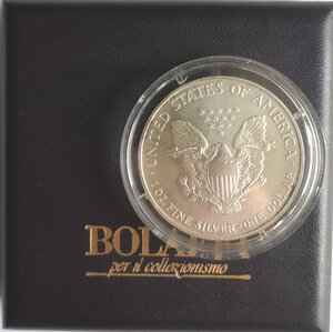 reverse: USA. Dollaro 1998. Oncia. Ag. 